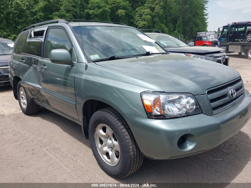 2004 Toyota Highlander VIN: JTEGD21A140105363 Lot: 39531674