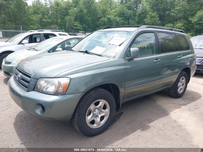 2004 Toyota Highlander VIN: JTEGD21A140105363 Lot: 39531674