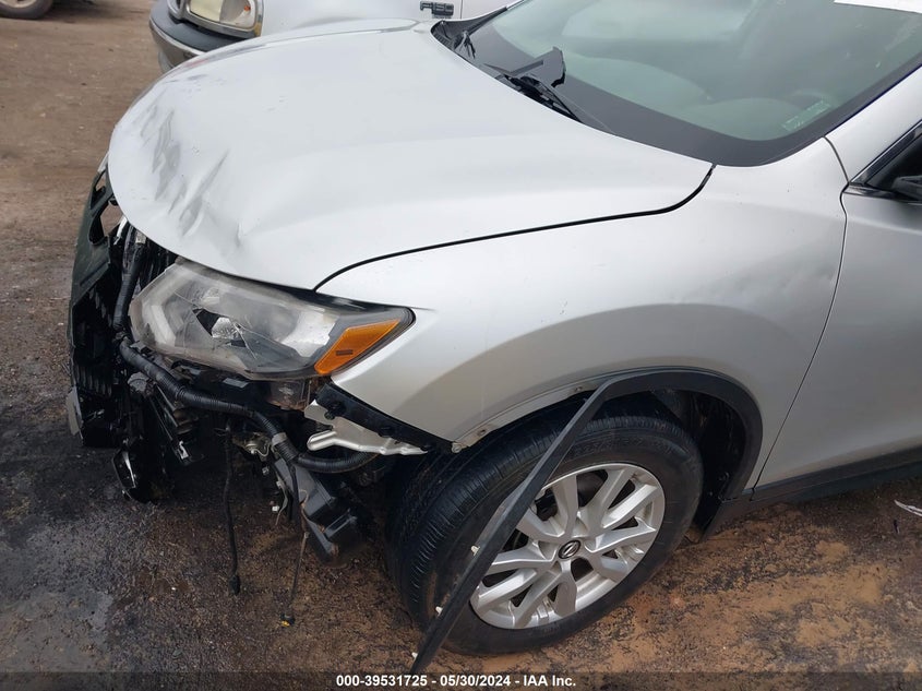 2017 Nissan Rogue Sv VIN: KNMAT2MT8HP566700 Lot: 39531725
