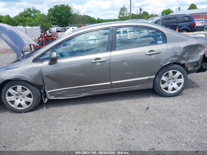 2008 Honda Civic Lx VIN: 2HGFA16508H337244 Lot: 39531745