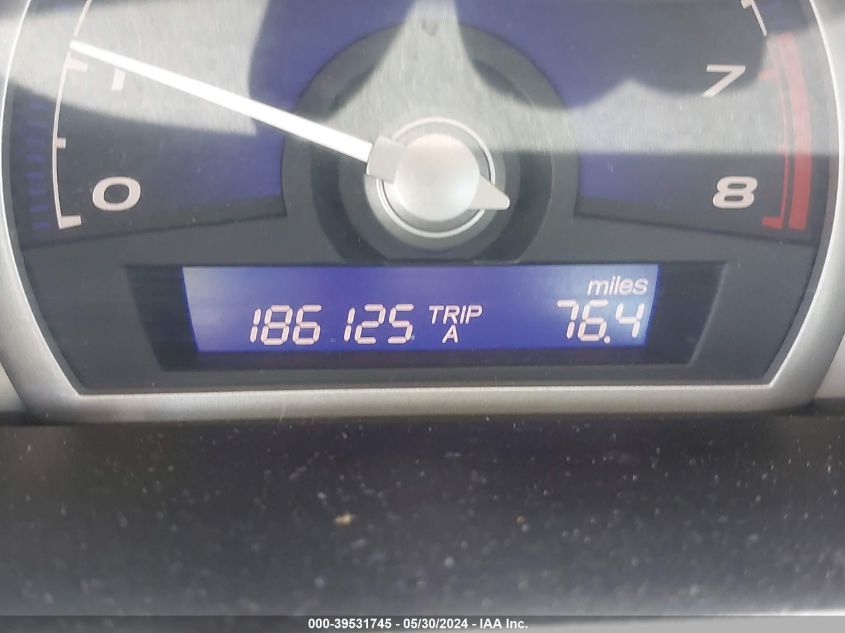 2008 Honda Civic Lx VIN: 2HGFA16508H337244 Lot: 39531745