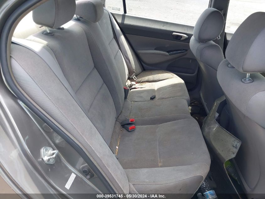 2008 Honda Civic Lx VIN: 2HGFA16508H337244 Lot: 39531745