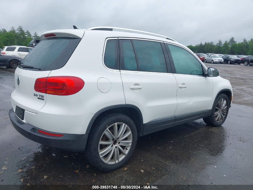 2012 Volkswagen Tiguan Se VIN: WVGBV7AX6CW509439 Lot: 39531748