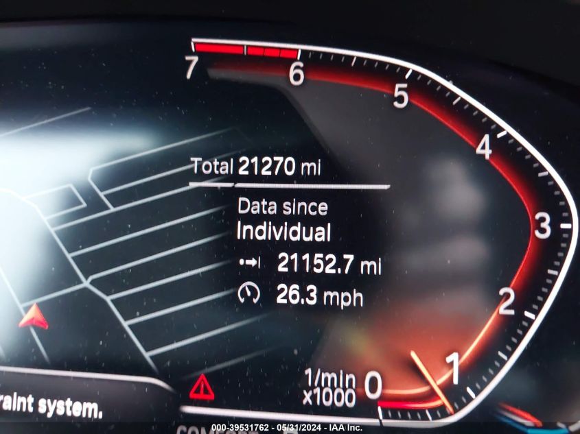 2022 BMW X3 Sdrive30I VIN: 5UX43DP03N9M62401 Lot: 39531762