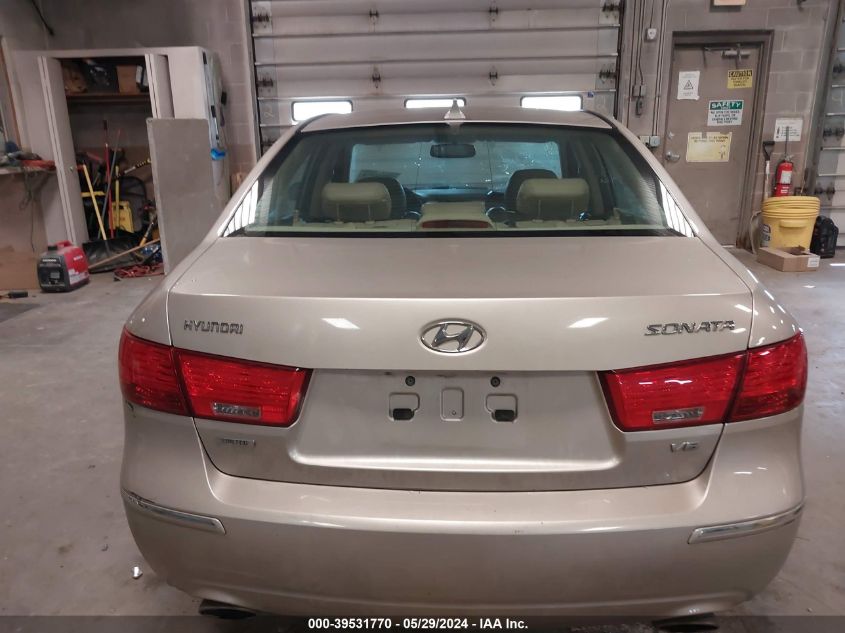 2009 Hyundai Sonata Limited V6 VIN: 5NPEU46F39H565274 Lot: 39531770