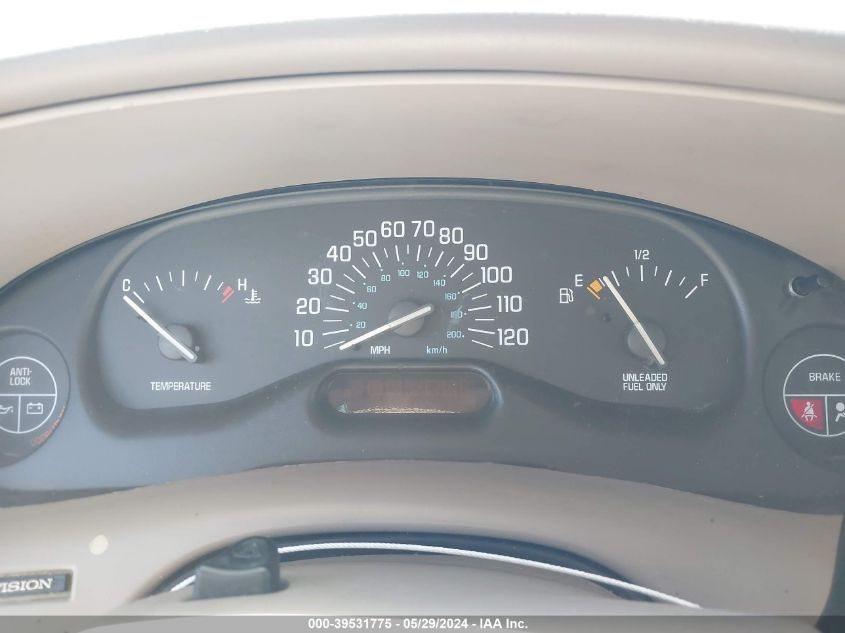 1998 Buick Century Limited Cmi VIN: 2G4WY52M7W1583241 Lot: 39531775