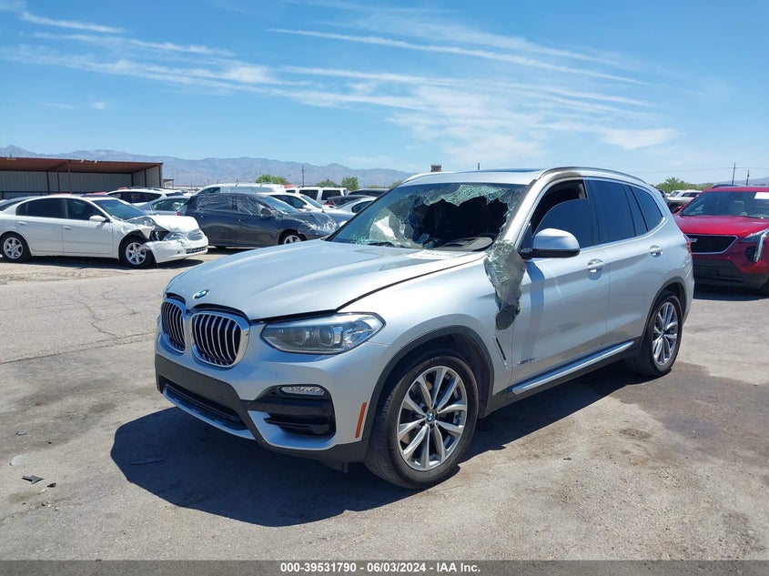 VIN 5UXTR9C51JLC83458 2018 BMW X3 XDRIVE30I