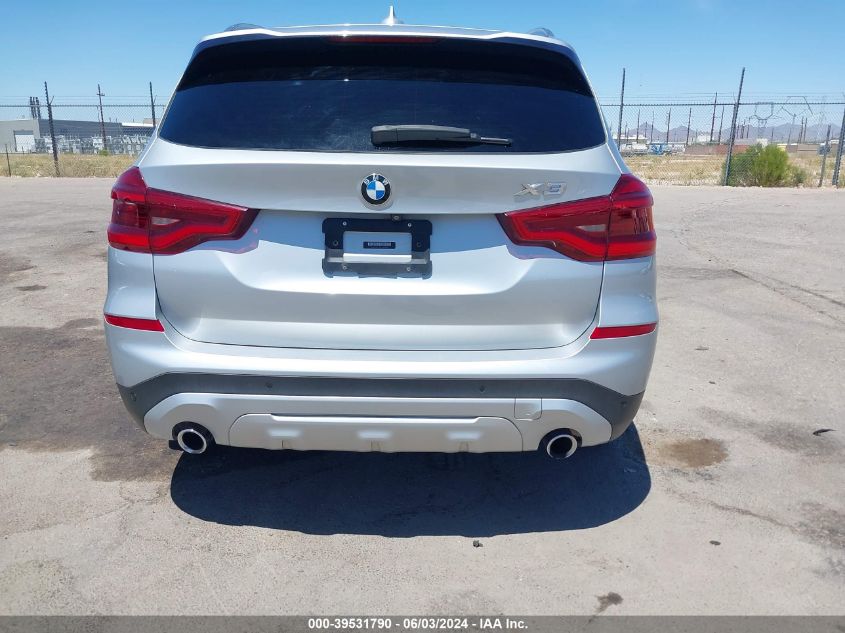 2018 BMW X3 xDrive30I VIN: 5UXTR9C51JLC83458 Lot: 39531790