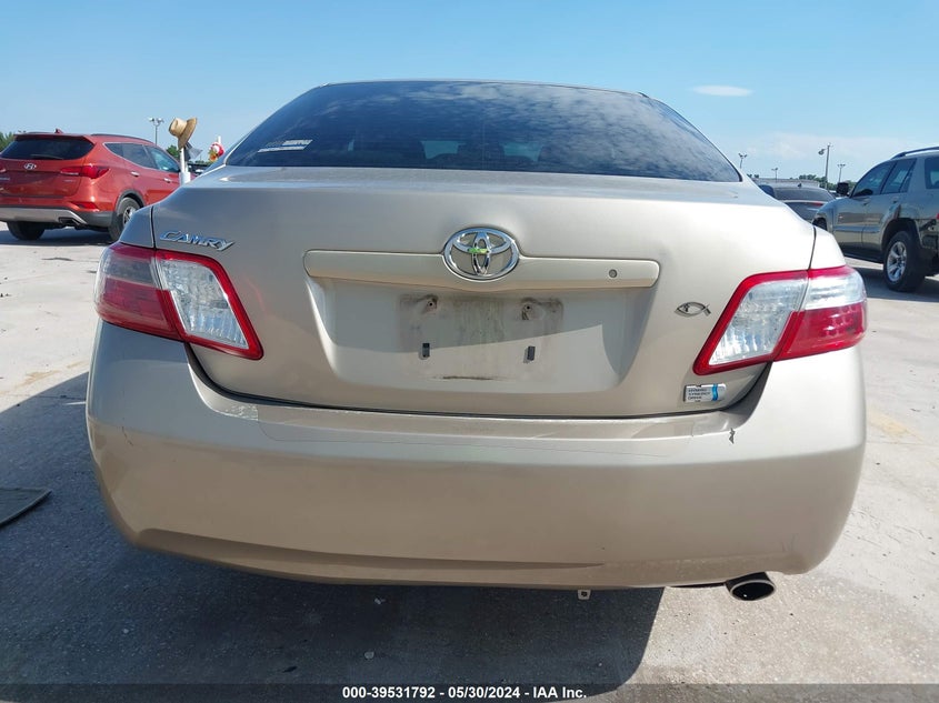 2009 Toyota Camry Hybrid VIN: 4T1BB46K79U080725 Lot: 39531792