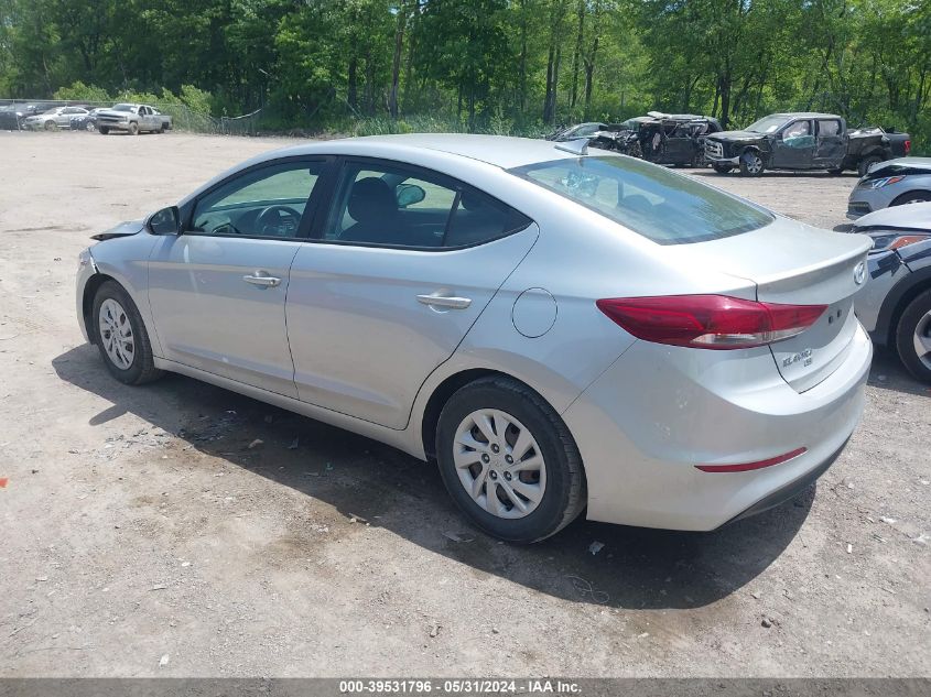 2018 Hyundai Elantra Se VIN: 5NPD74LF9JH397085 Lot: 39531796