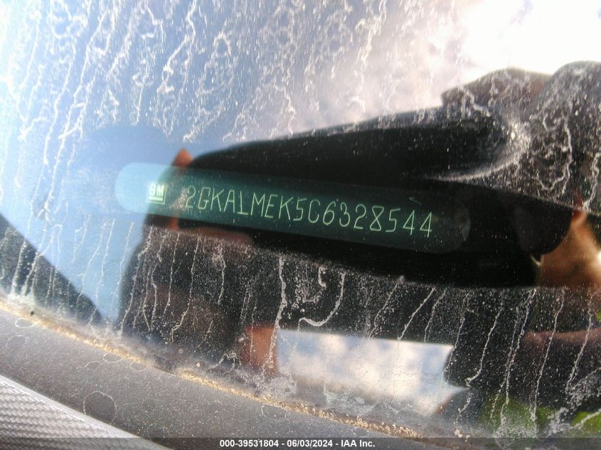 2012 GMC Terrain Sle-1 VIN: 2GKALMEK5C6328544 Lot: 39531804