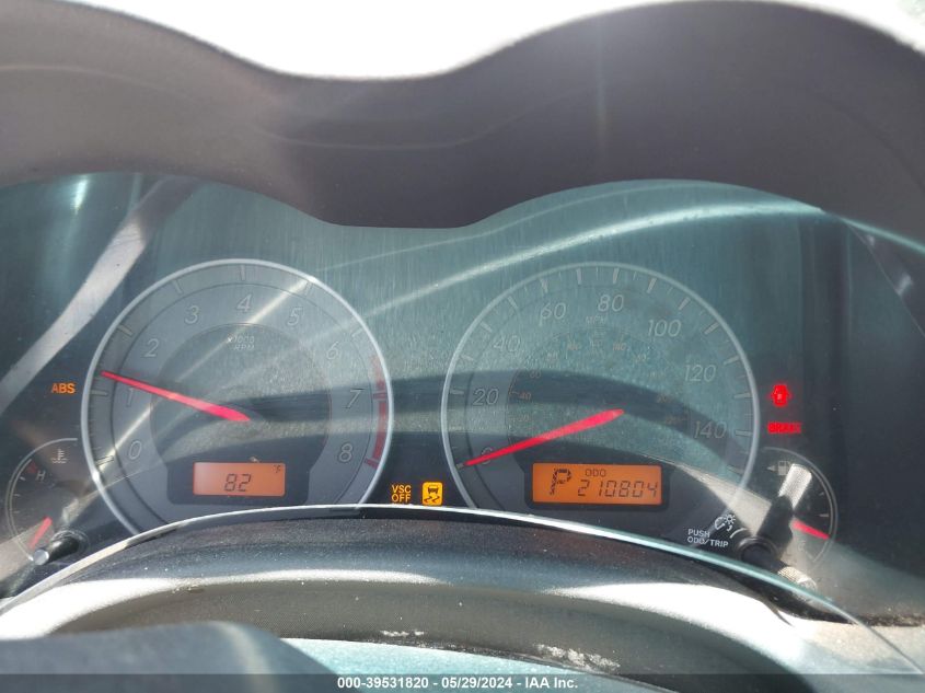 2010 Toyota Corolla S VIN: 2T1BU4EE9AC468731 Lot: 39531820