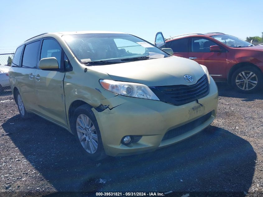2014 Toyota Sienna Xle 7 Passenger VIN: 5TDDK3DC5ES075928 Lot: 39531821