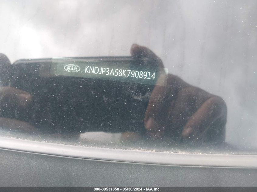 2019 Kia Soul + VIN: KNDJP3A58K7908914 Lot: 39531850