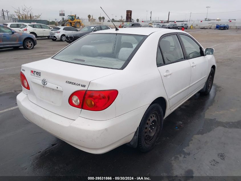 2003 Toyota Corolla Le VIN: 1NXBR32E83Z030929 Lot: 39531866