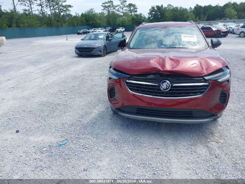 2022 Buick Envision Fwd Essence VIN: LRBFZNR48ND069102 Lot: 39531871