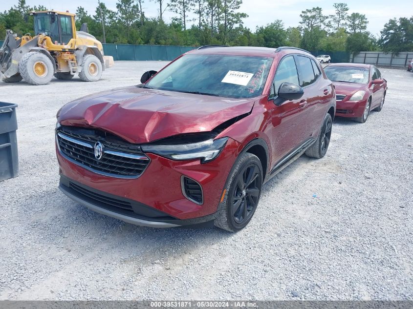 2022 Buick Envision Fwd Essence VIN: LRBFZNR48ND069102 Lot: 39531871