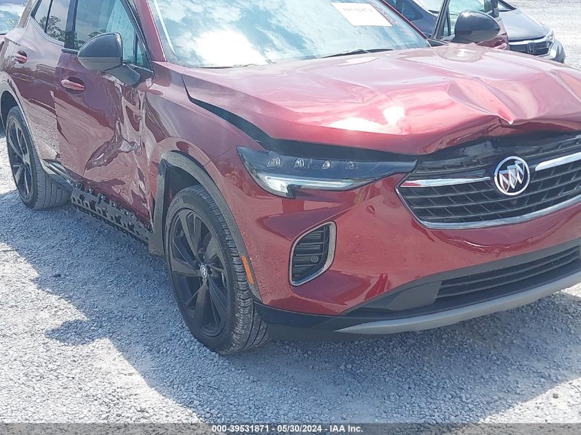 2022 Buick Envision Fwd Essence VIN: LRBFZNR48ND069102 Lot: 39531871