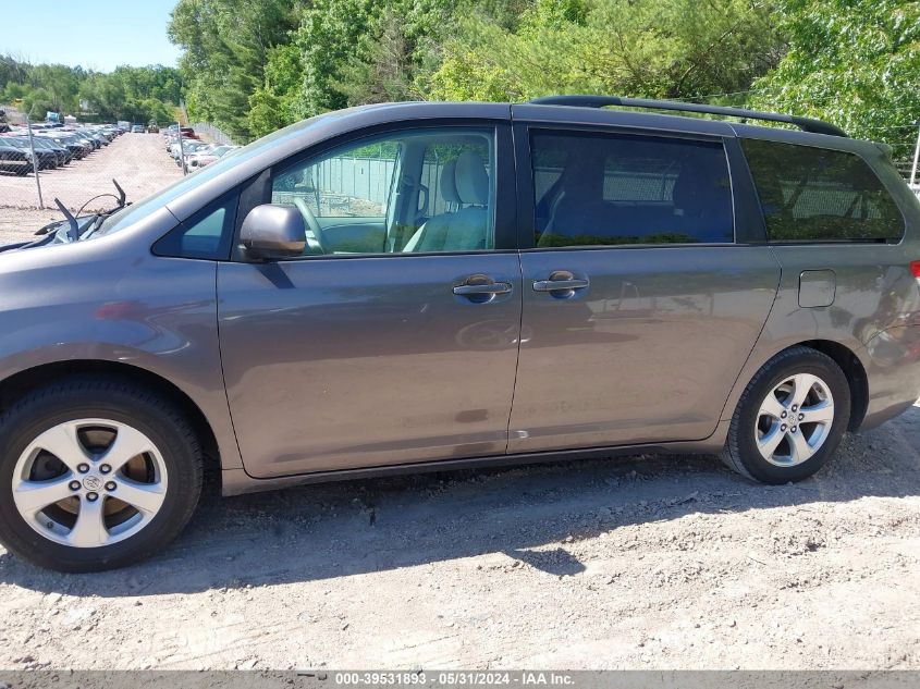 5TDKK3DCXES491741 2014 Toyota Sienna Le V6 8 Passenger