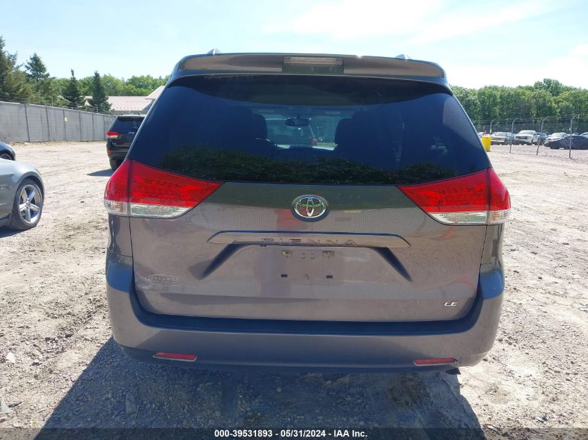 5TDKK3DCXES491741 2014 Toyota Sienna Le V6 8 Passenger