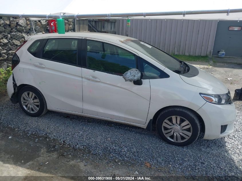 2015 Honda Fit Lx VIN: 3HGGK5H53FM778953 Lot: 39531905