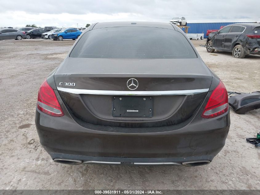 2016 Mercedes-Benz C 300 VIN: 55SWF4JB9GU173266 Lot: 39531911
