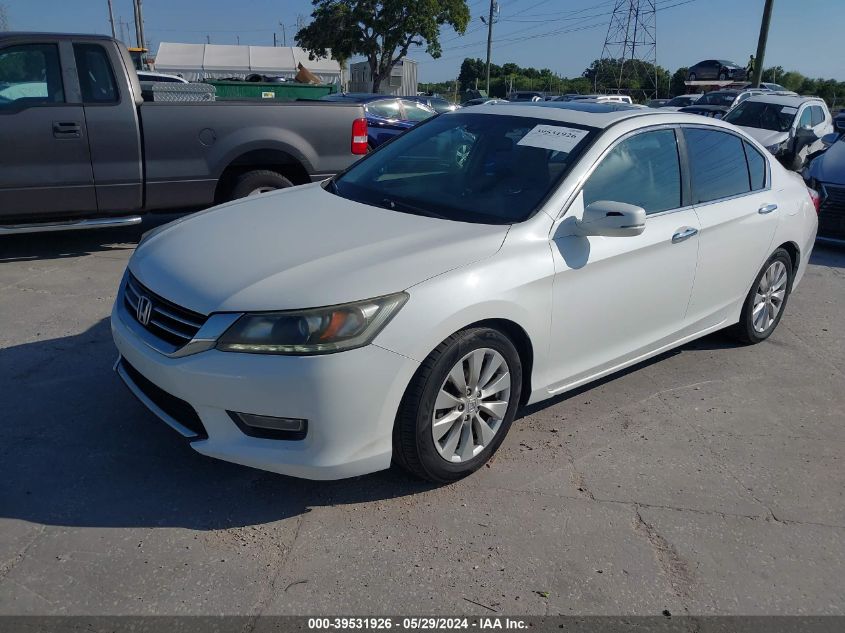 2013 Honda Accord Ex-L V-6 VIN: 1HGCR3F85DA047561 Lot: 39531926