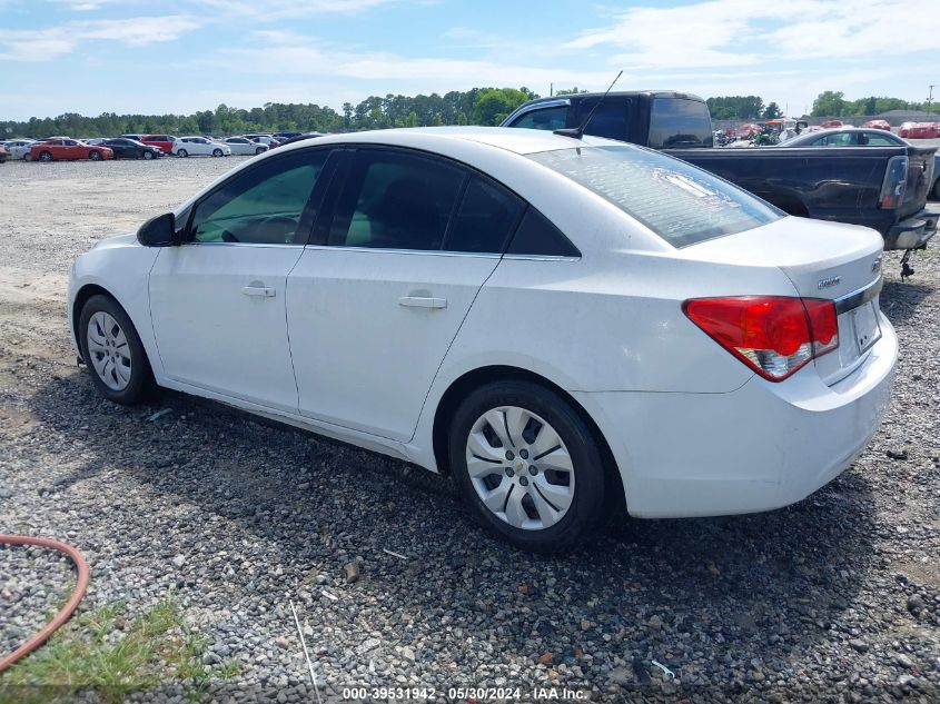 2012 Chevrolet Cruze Ls VIN: 1G1PC5SH0C7262112 Lot: 39531942