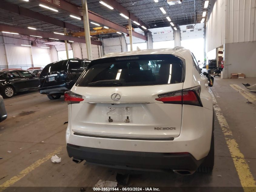 2015 Lexus Nx 200T VIN: JTJBARBZ7F2000738 Lot: 39531944