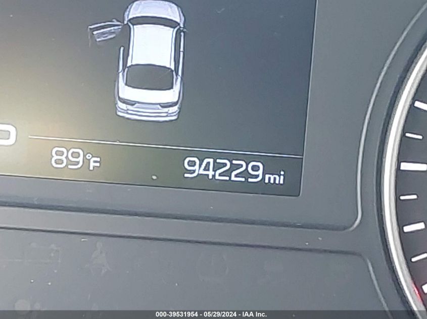 2019 Kia Optima Lx VIN: 5XXGT4L31KG290947 Lot: 39531954