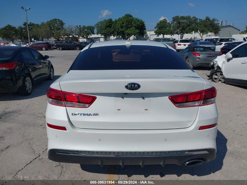 2019 Kia Optima Lx VIN: 5XXGT4L31KG290947 Lot: 39531954