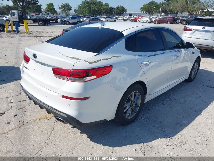 2019 Kia Optima Lx VIN: 5XXGT4L31KG290947 Lot: 39531954