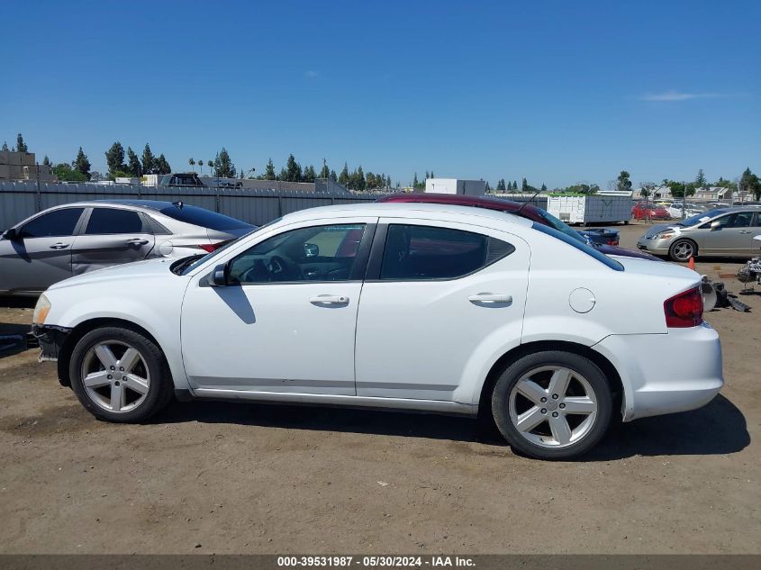 2013 Dodge Avenger Se VIN: 1C3CDZAB8DN643831 Lot: 39531987