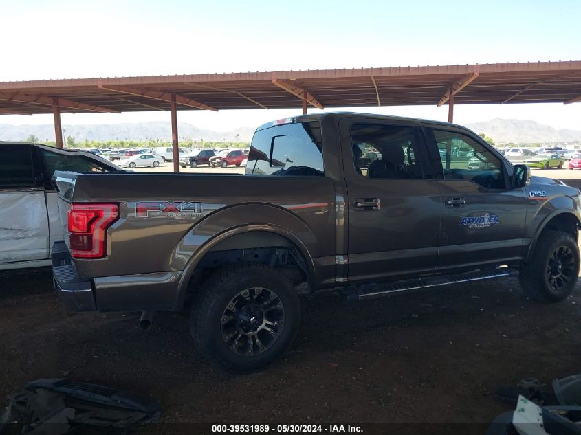 2016 Ford F-150 Lariat VIN: 1FTEW1EF8GKE84036 Lot: 39531989