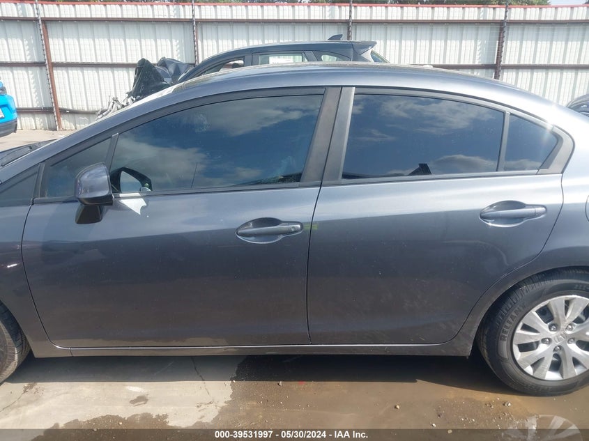 2012 Honda Civic Lx VIN: 2HGFB2F5XCH314632 Lot: 39531997