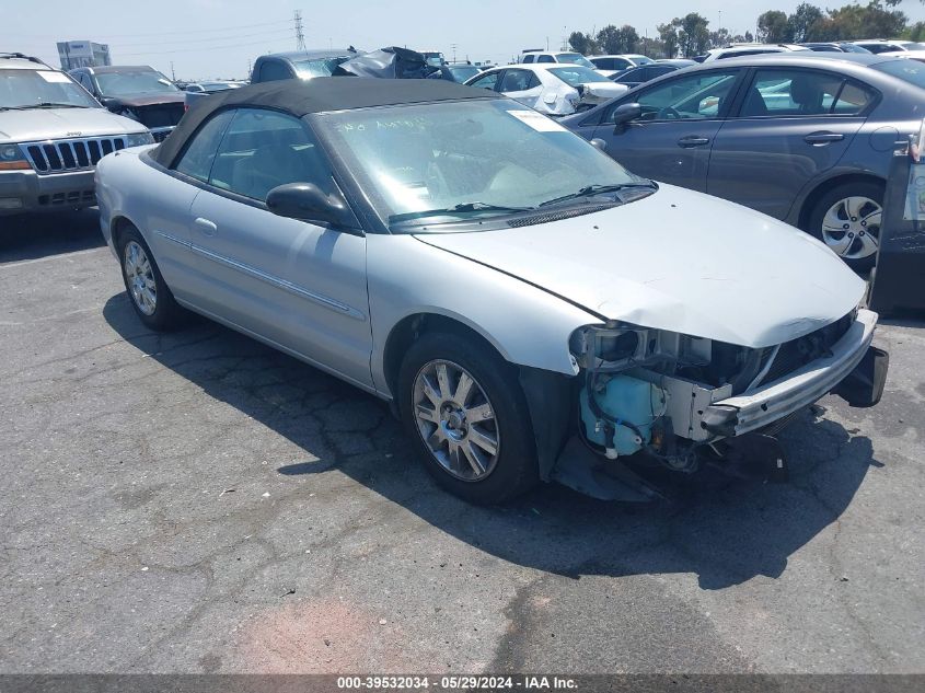 2004 Chrysler Sebring Limited VIN: 1C3EL65R34N295213 Lot: 39532034