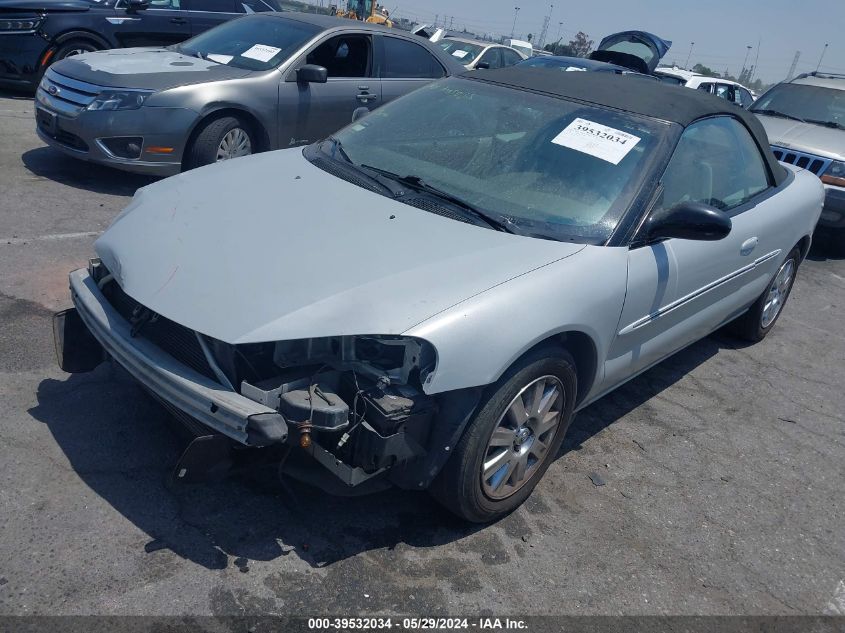 2004 Chrysler Sebring Limited VIN: 1C3EL65R34N295213 Lot: 39532034