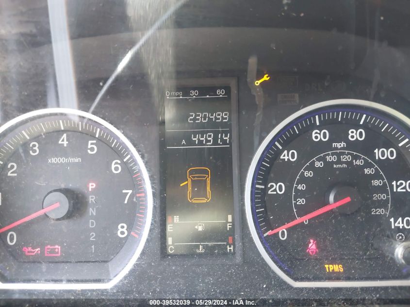 2009 Honda Cr-V Lx VIN: 5J6RE38349L024445 Lot: 39532039