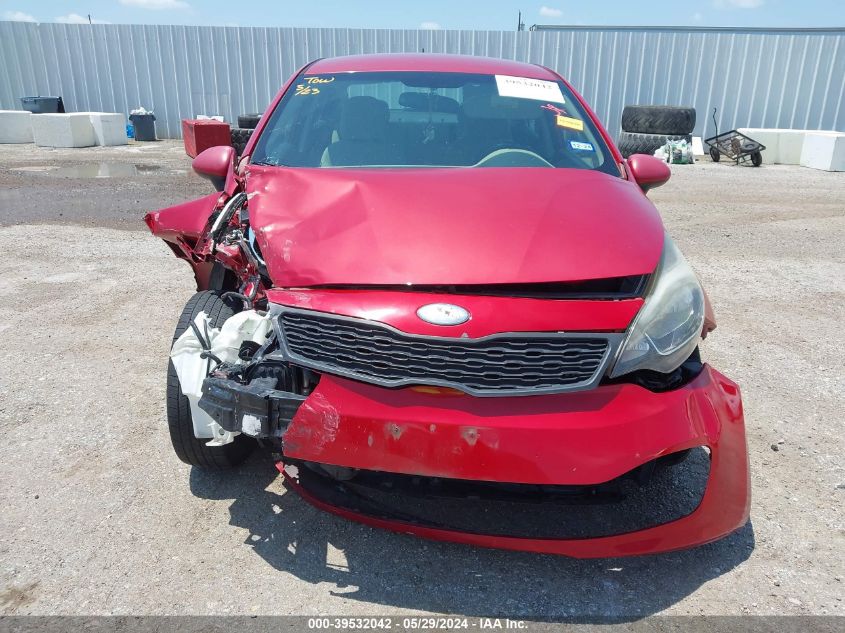 2013 Kia Rio Lx VIN: KNADM4A39D6309956 Lot: 39532042