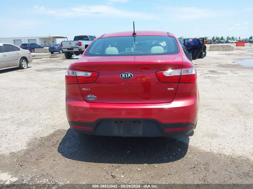 2013 Kia Rio Lx VIN: KNADM4A39D6309956 Lot: 39532042