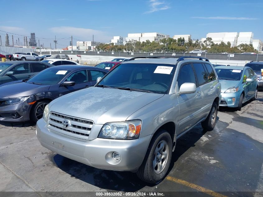 2006 Toyota Highlander VIN: JTEGD21A260141257 Lot: 39532052