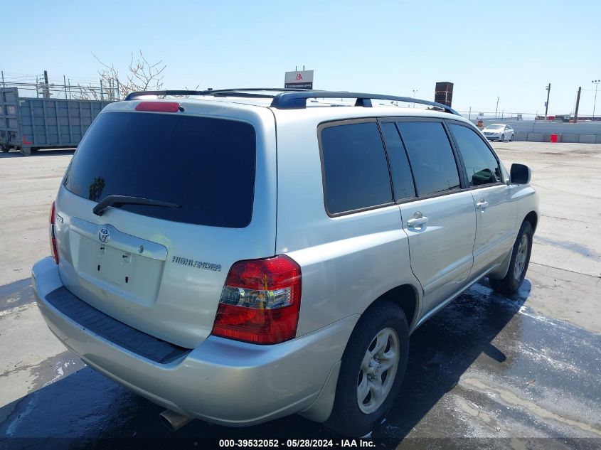 2006 Toyota Highlander VIN: JTEGD21A260141257 Lot: 39532052