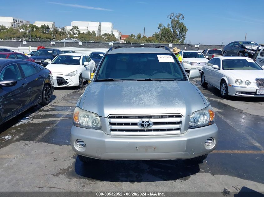 2006 Toyota Highlander VIN: JTEGD21A260141257 Lot: 39532052