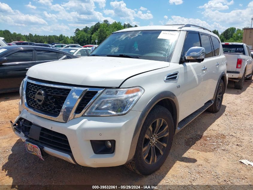 2017 Nissan Armada Platinum VIN: JN8AY2NE7H9703488 Lot: 39532061