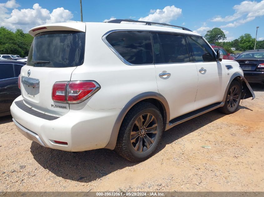 2017 Nissan Armada Platinum VIN: JN8AY2NE7H9703488 Lot: 39532061