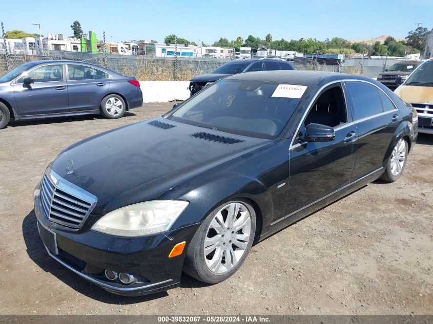 2010 Mercedes-Benz S 400 Hybrid VIN: WDDNG9FB5AA298867 Lot: 39532067