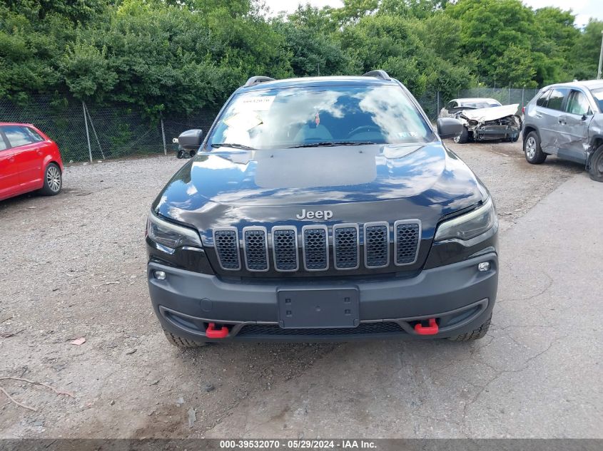 2019 Jeep Cherokee Trailhawk 4X4 VIN: 1C4PJMBXXKD433544 Lot: 39532070