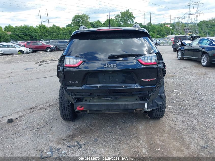 2019 Jeep Cherokee Trailhawk 4X4 VIN: 1C4PJMBXXKD433544 Lot: 39532070