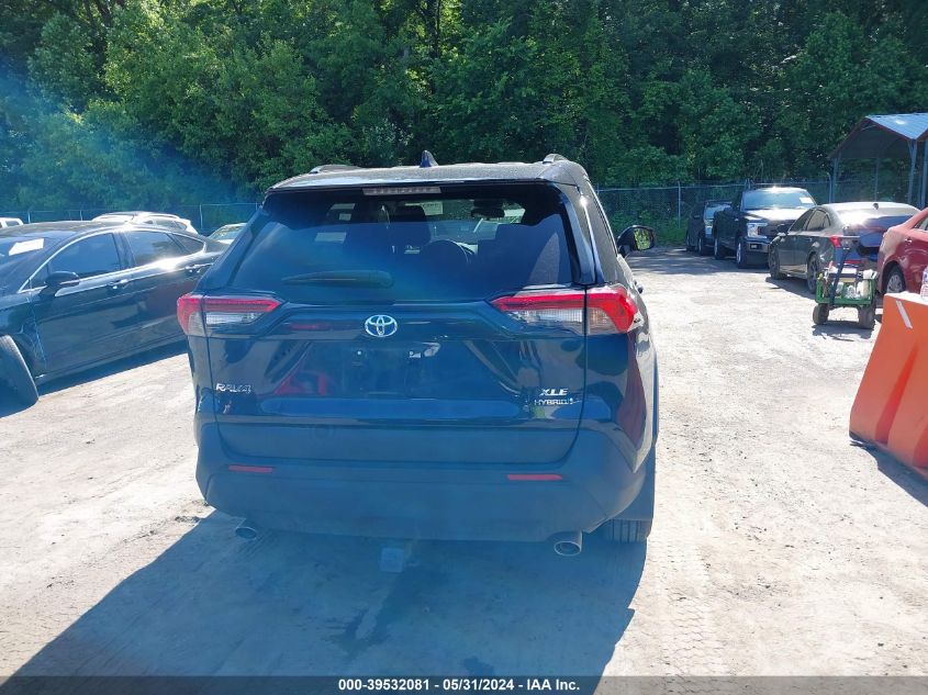 2022 Toyota Rav4 Xle Premium Hybrid VIN: 4T3B6RFV3NU093789 Lot: 39532081