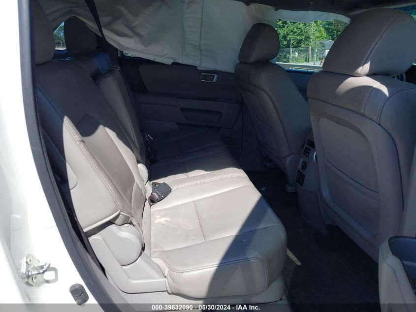 2012 Honda Pilot Touring VIN: 5FNYF4H92CB046060 Lot: 39532090